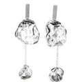 Aretes Soplo Doble Humo
