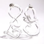 Aretes Interconexión L Transparentes