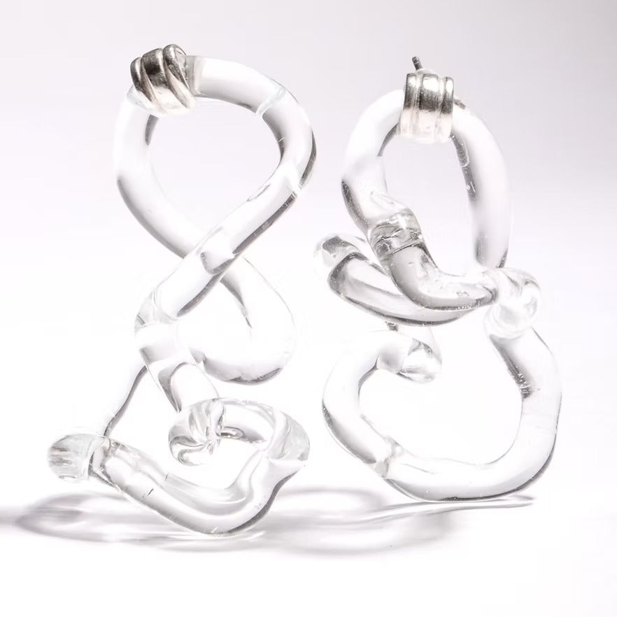 Aretes Interconexión L Transparentes