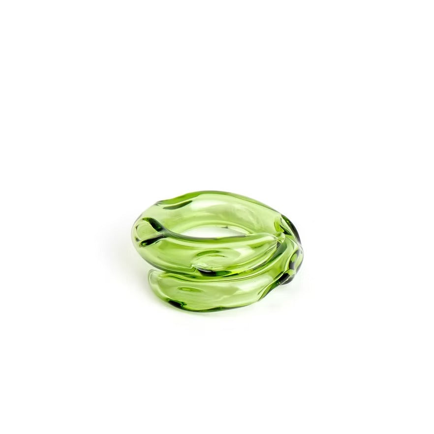 Anillo Remolino Verde