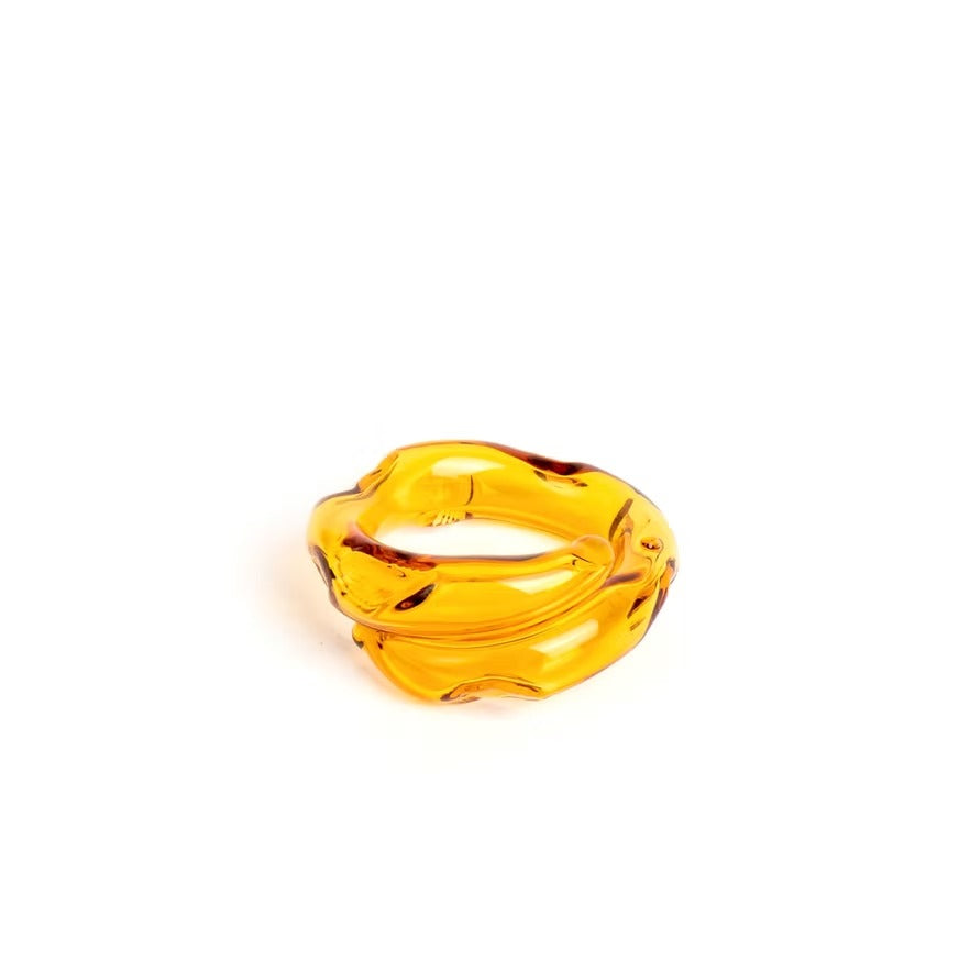 Anillo Remolino Ámbar
