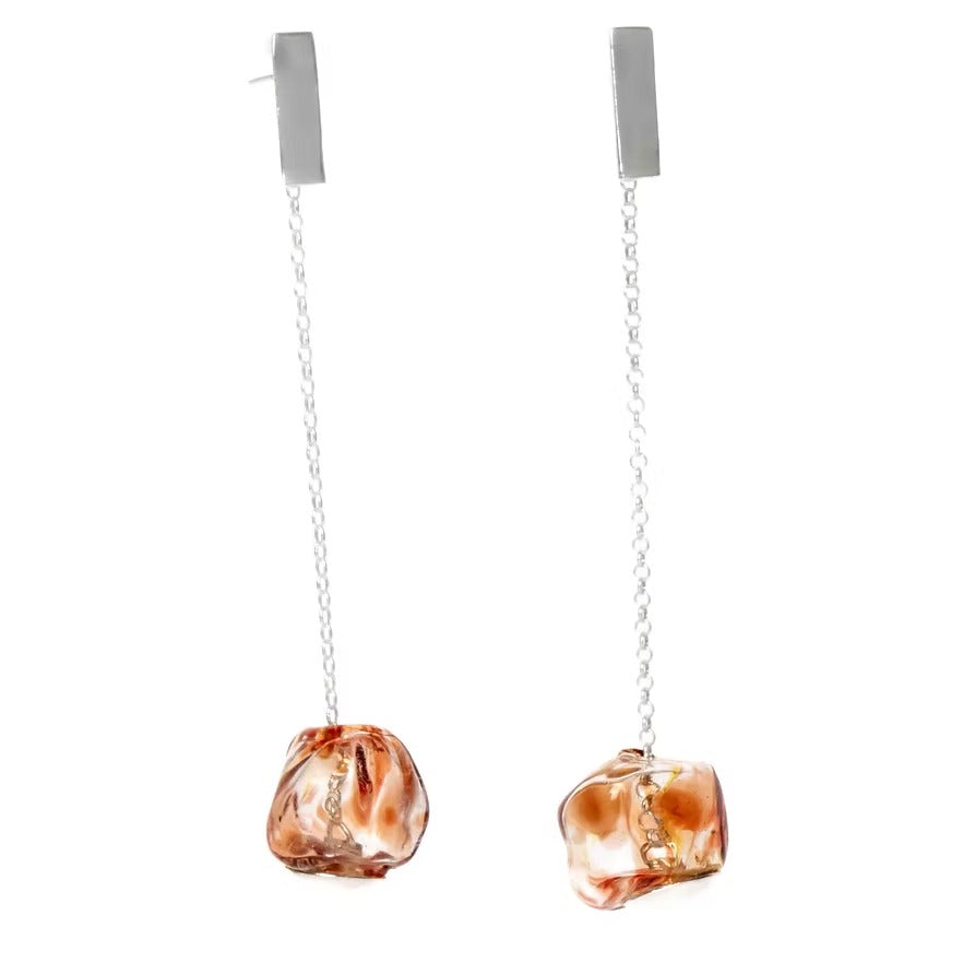 Aretes Soplo S Rojo