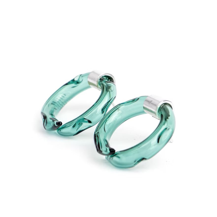 Aretes Remolino Turquesa