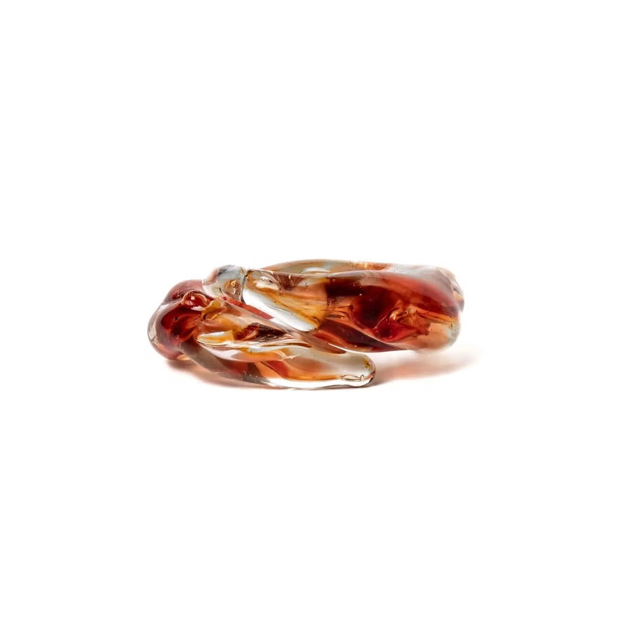 Anillo Soplo Remolino Rojo