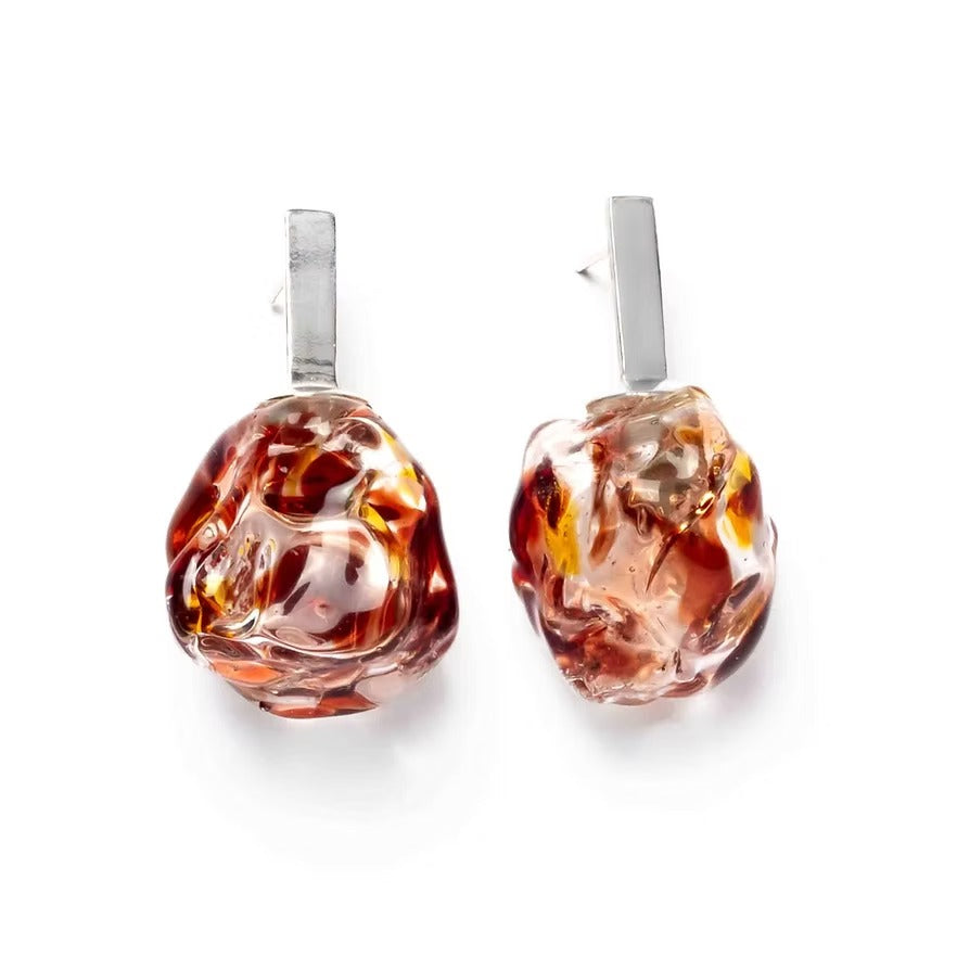 Aretes Soplo M Rojo