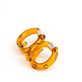 Aretes Remolino Ámbar