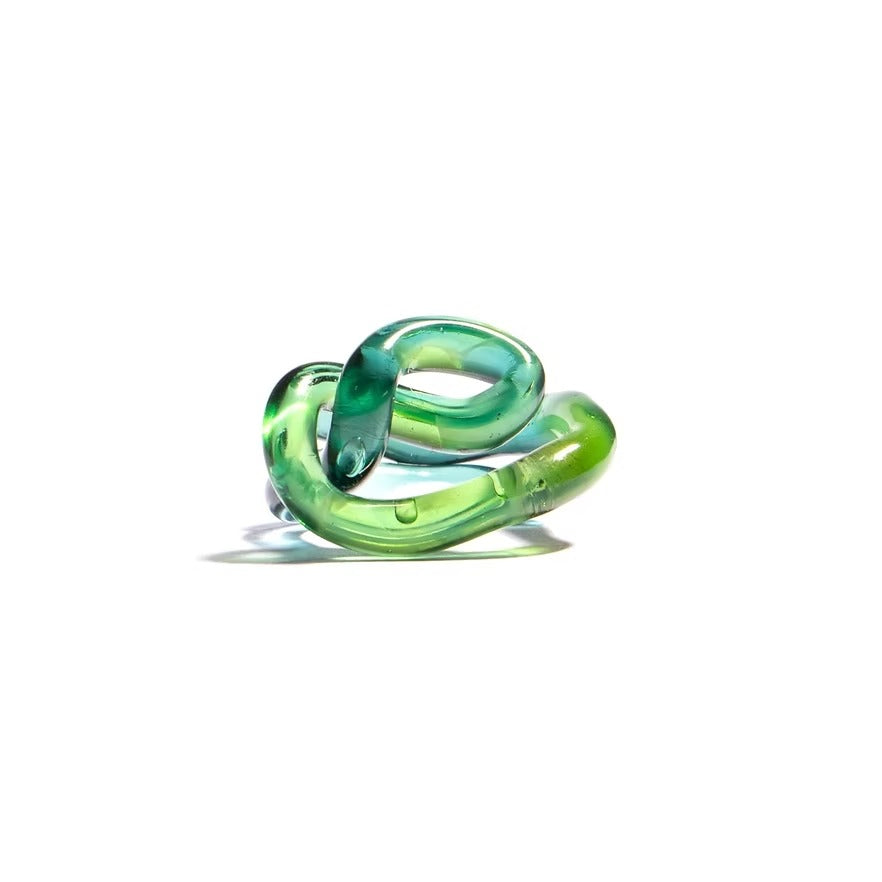 Anillo Interconexión Verde Turquesa