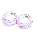 Aretes Remolino Lila