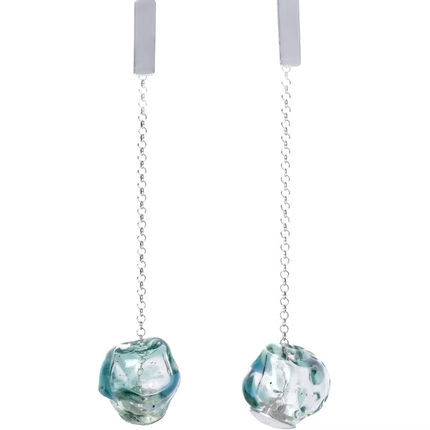 Aretes Soplo S Azul