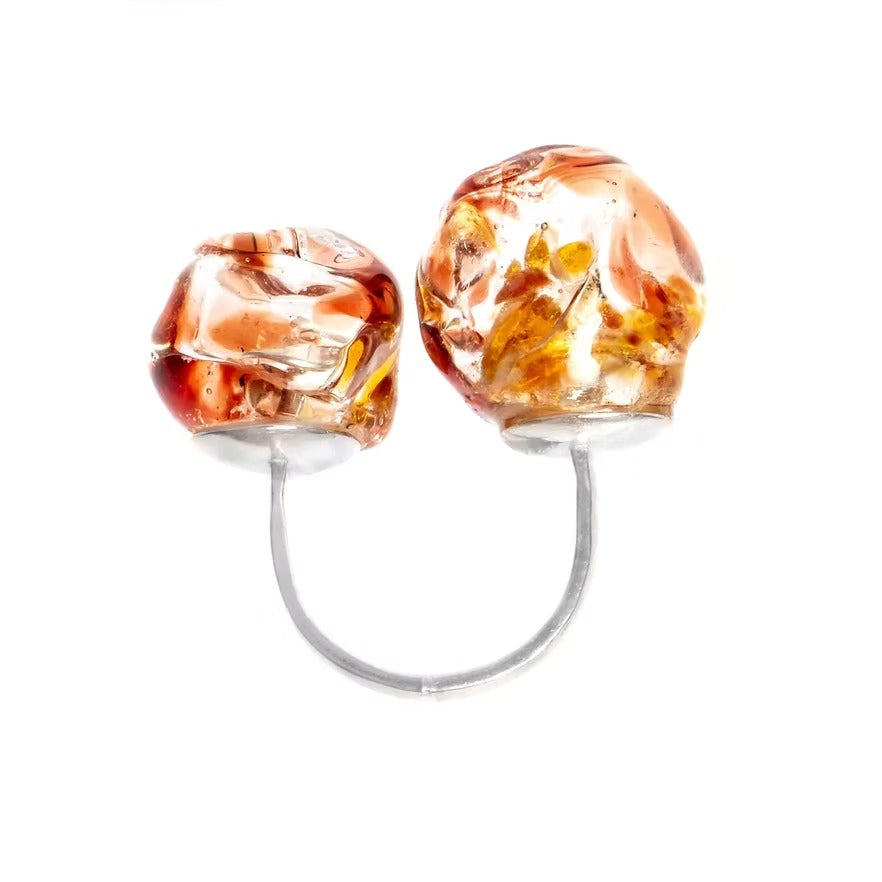 Anillo Soplo Doble Rojo