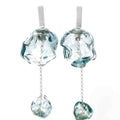 Aretes Soplo Doble Azul