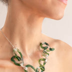 Collar Interconexión Verde Turquesa
