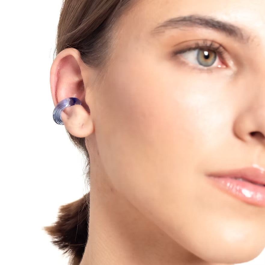 Earcuff Remolino Azul