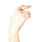 Anillo Soplo Doble Rojo