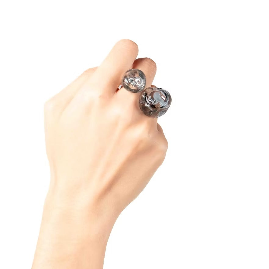 Anillo Soplo Doble Humo