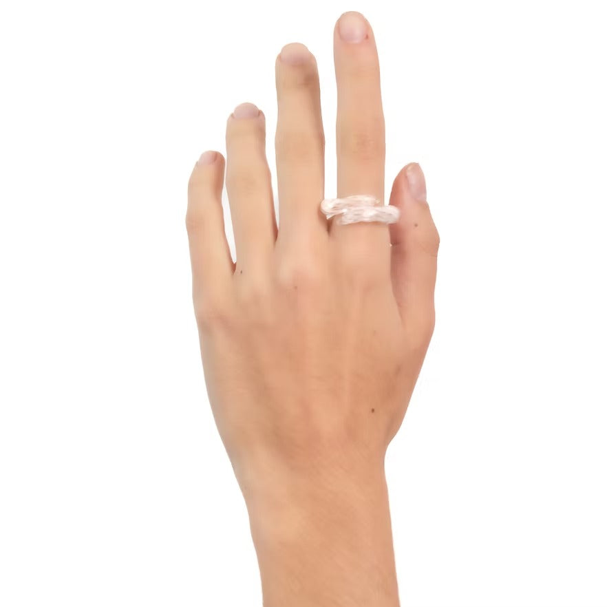 Anillo Remolino Blanco