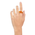 Anillo Remolino Ámbar