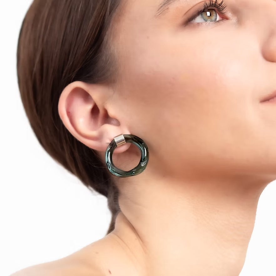 Aretes Remolino Turquesa