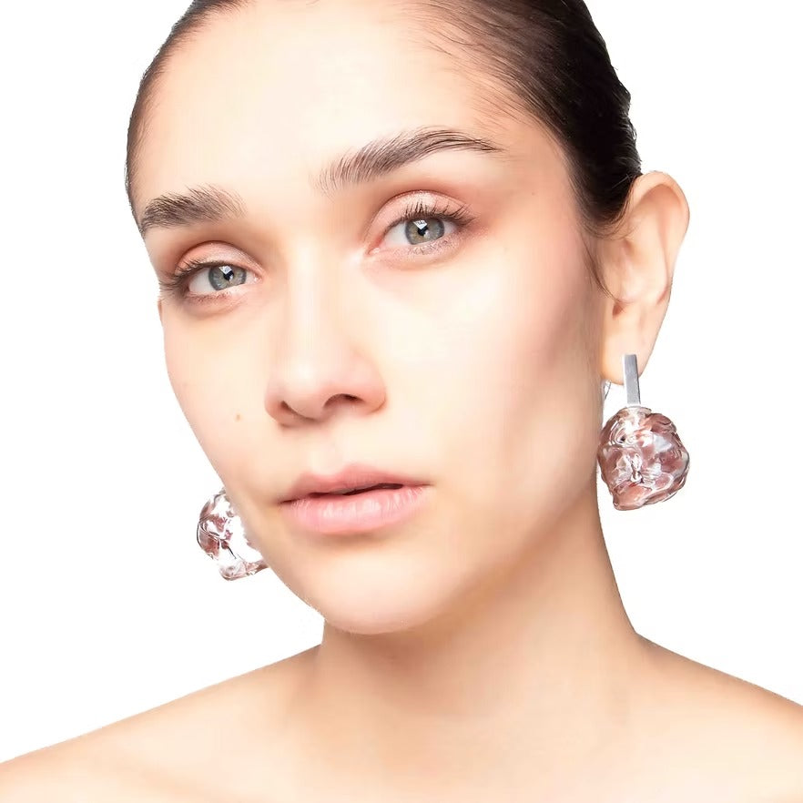 Aretes Soplo M Morado