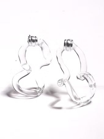 Aretes Interconexión L Transparentes