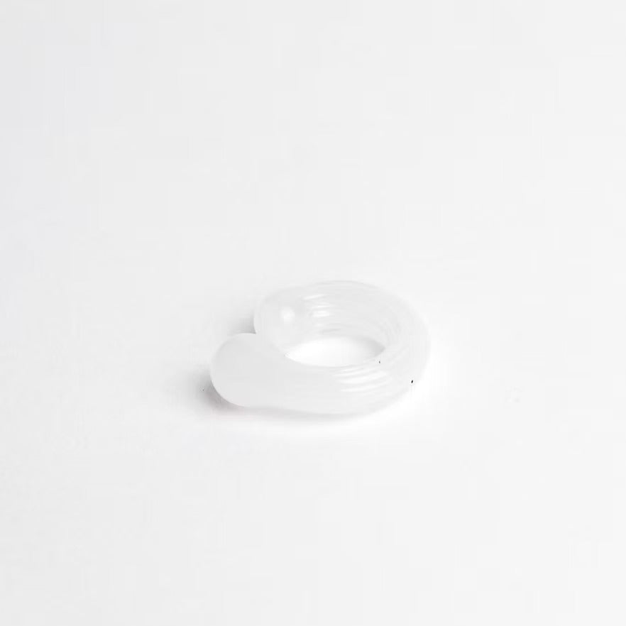 Earcuff Remolino Blanco
