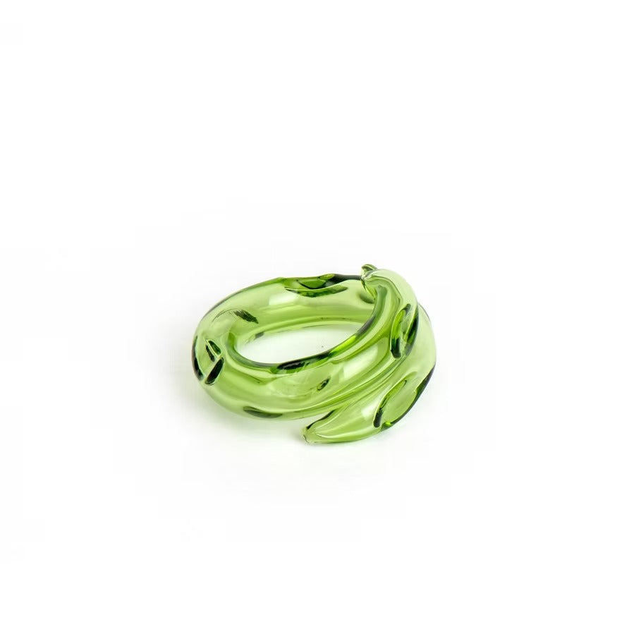 Anillo Remolino Verde