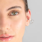 Earcuff Interconexión Transparente