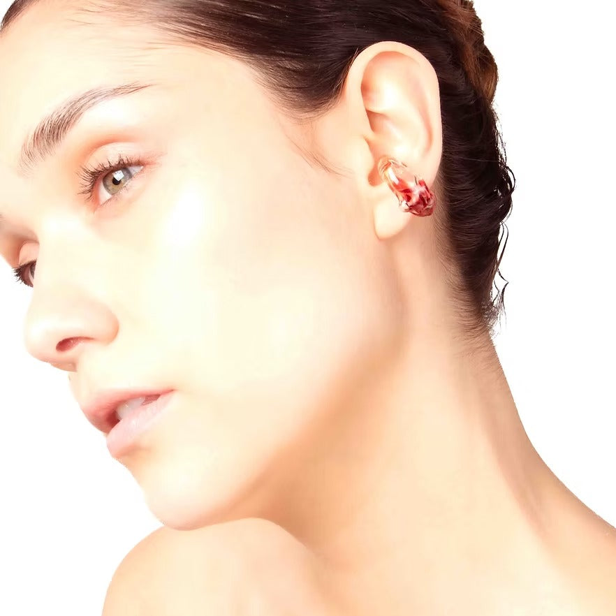 Earcuff Soplo Rojo