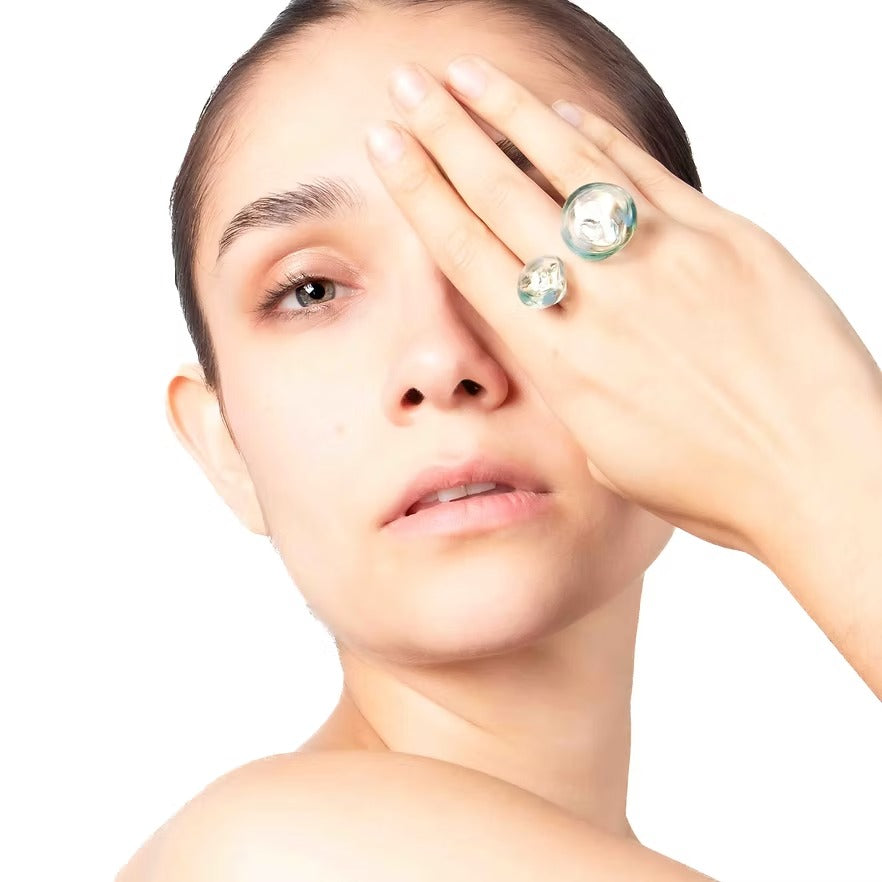 Anillo Soplo Doble Azul