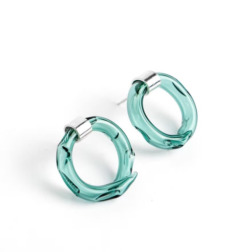 Aretes Remolino Turquesa