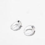 Aretes Remolino Blanco