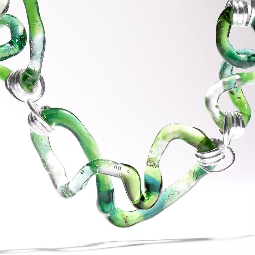 Collar Interconexión Verde Turquesa