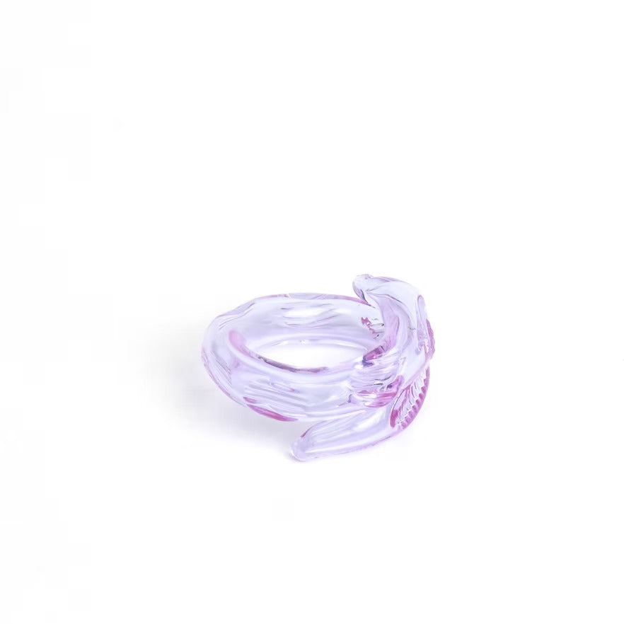 Anillo Remolino Lila