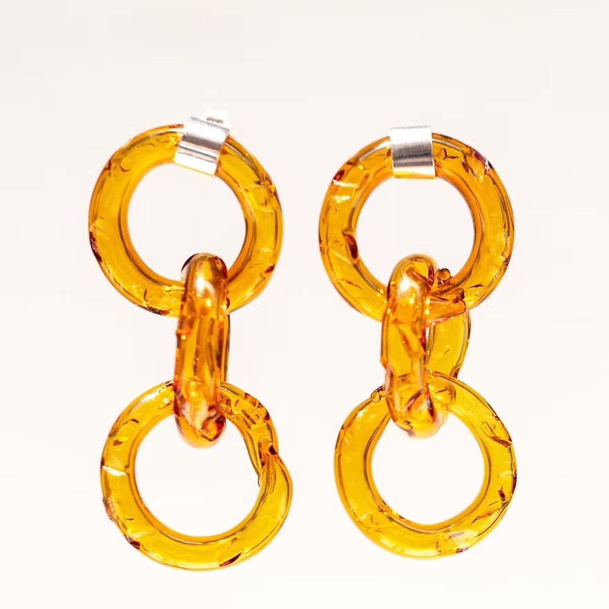 Triple Hoops Ámbar