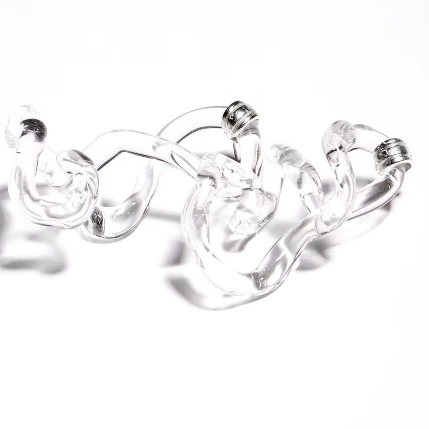 Aretes Interconexión L Transparentes