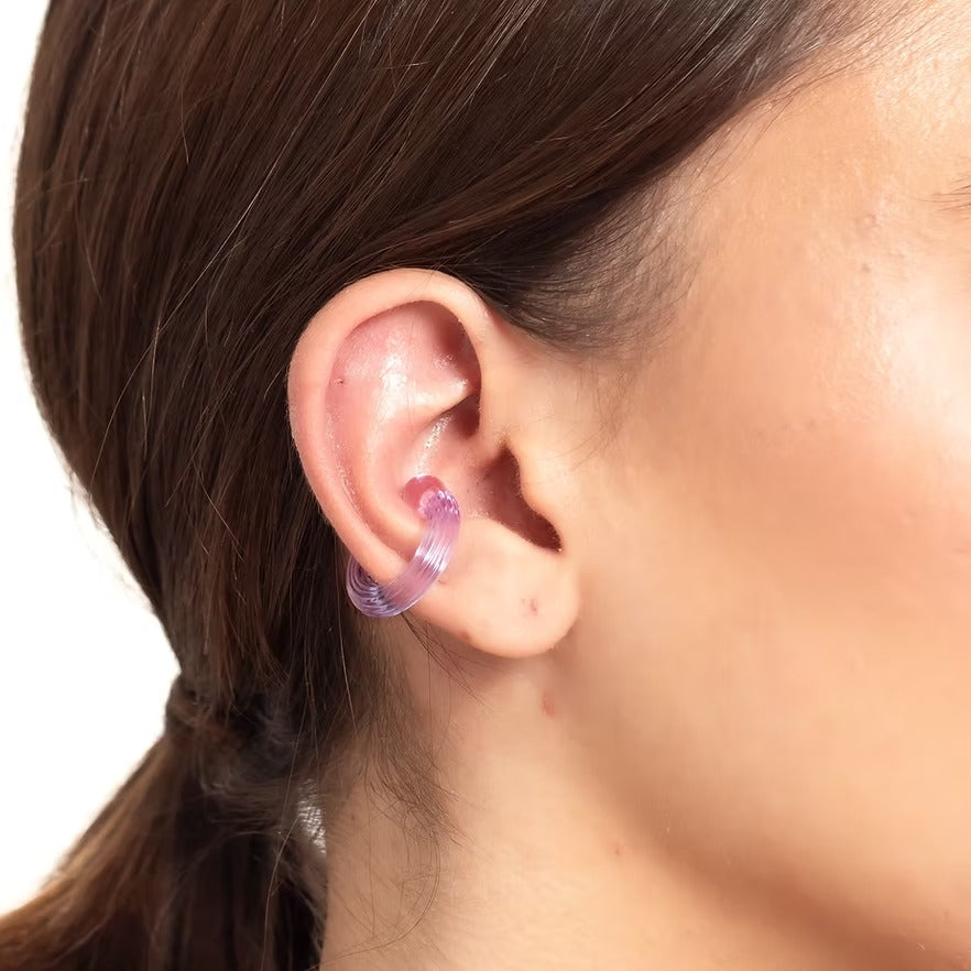 Earcuff Remolino Lila