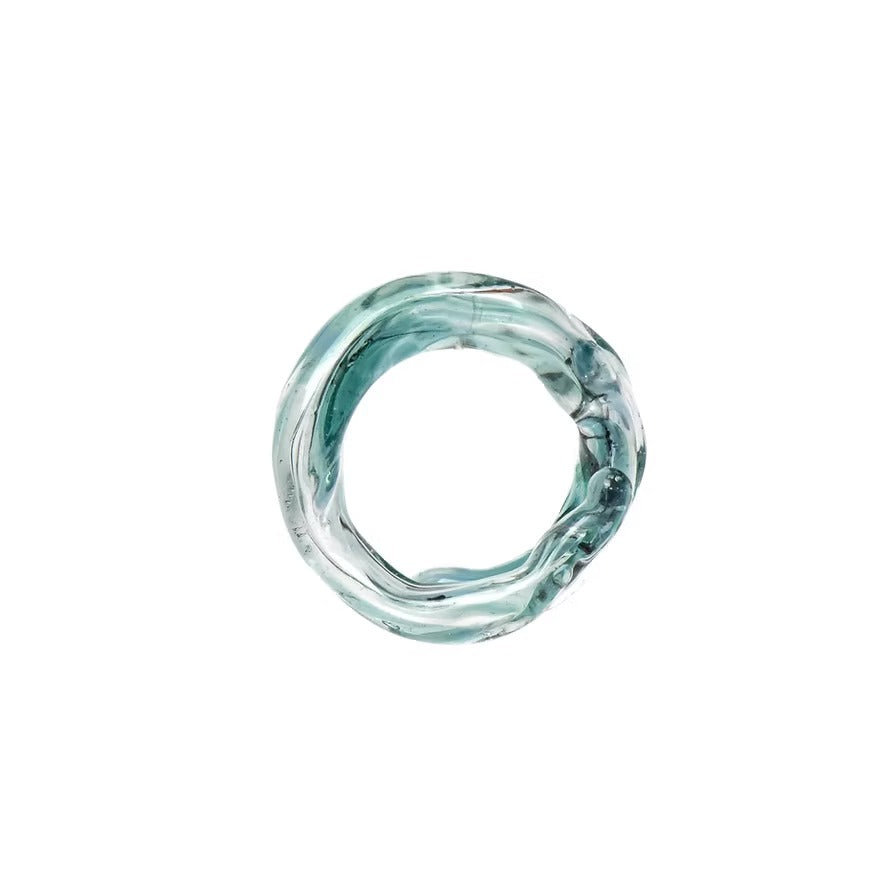 Anillo Soplo Remolino Azul