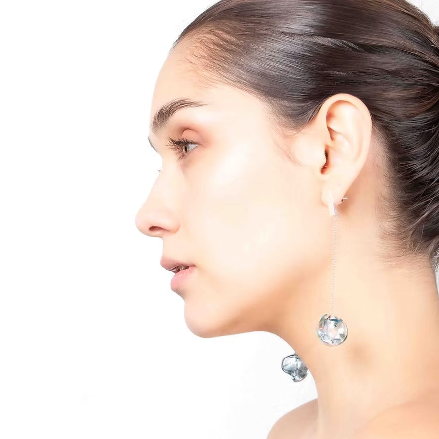 Aretes Soplo S Azul
