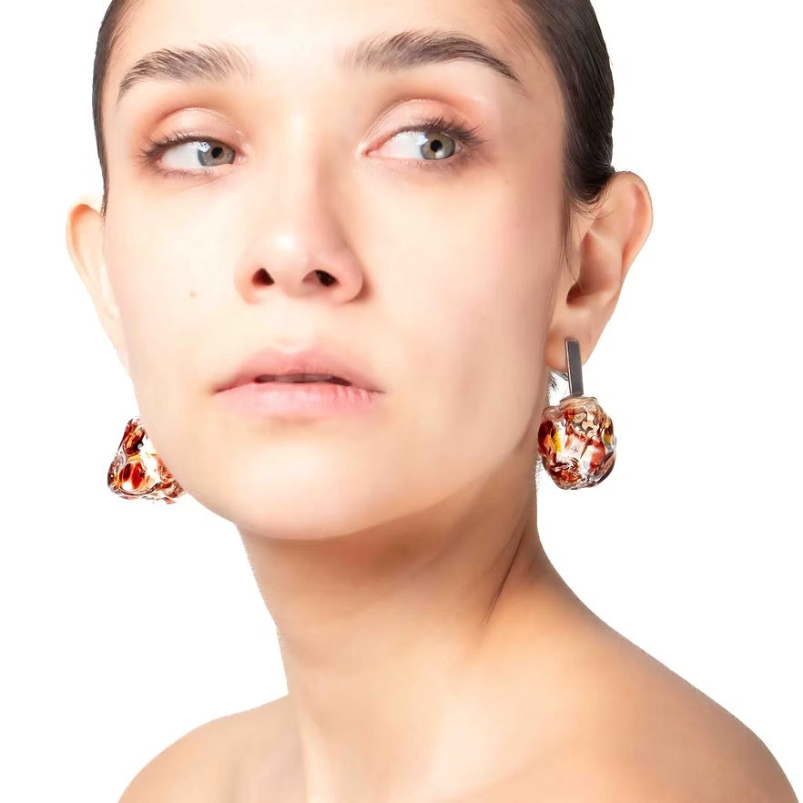 Aretes Soplo M Rojo