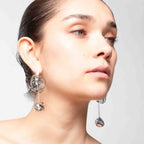 Aretes Soplo Doble Humo