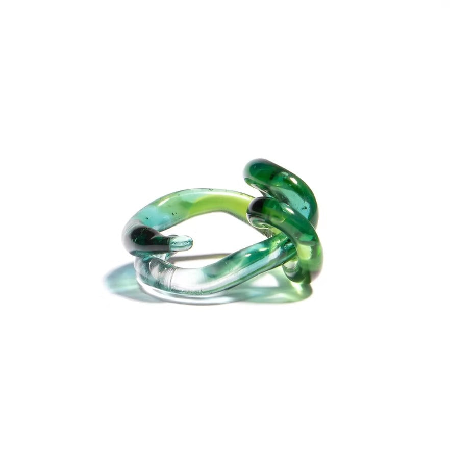 Anillo Interconexión Verde Turquesa