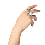Anillo Soplo Doble Azul