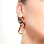 Aretes Interconexión L Ambarillo