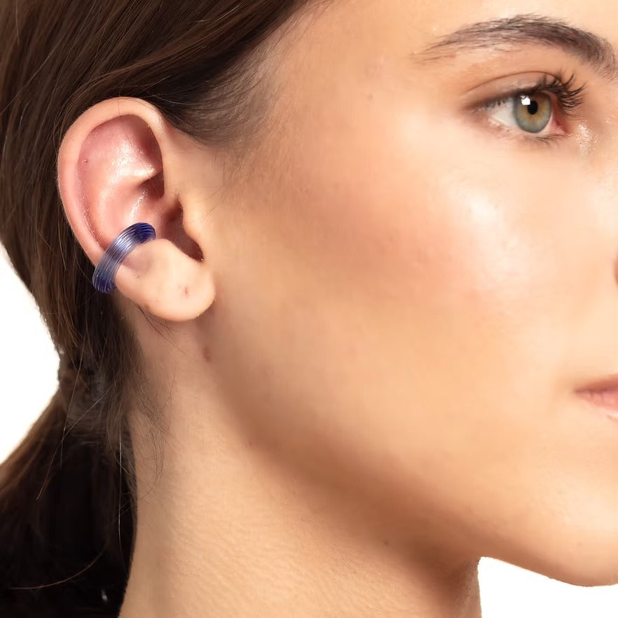 Earcuff Remolino Azul