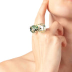 Anillo Soplo Doble Verde