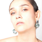 Aretes Soplo M Azul
