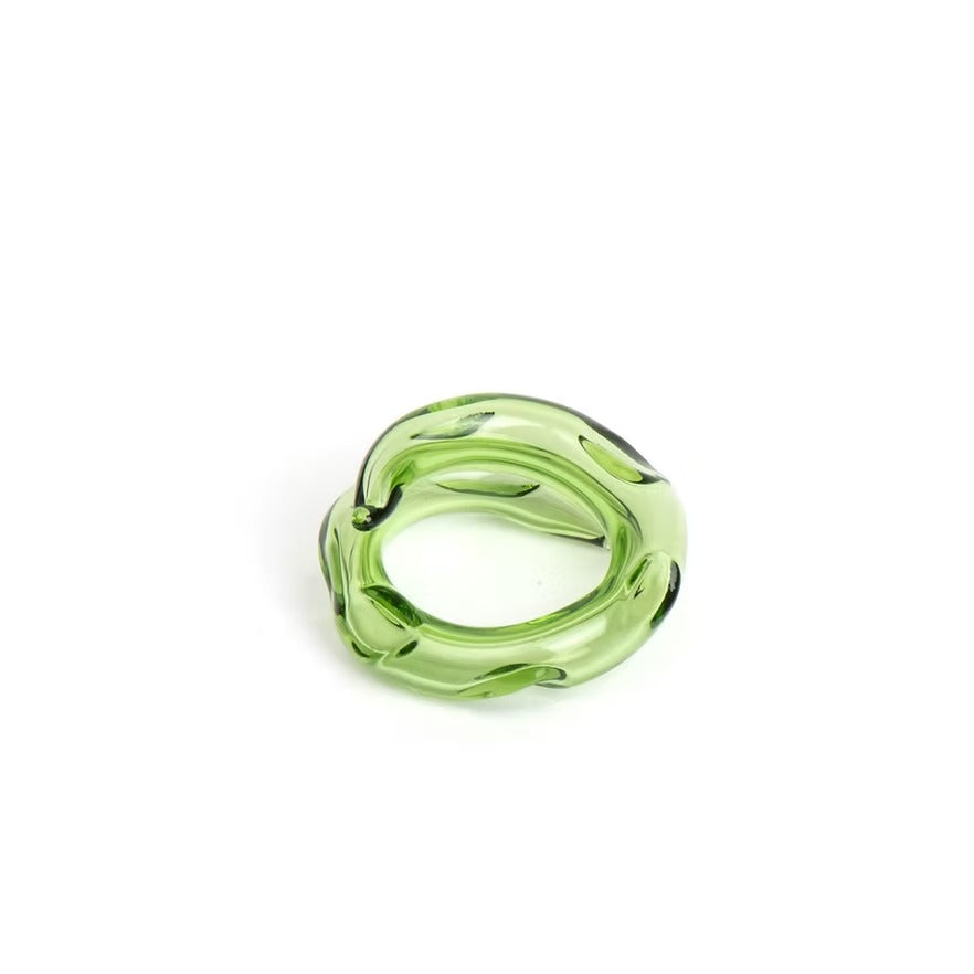 Anillo Remolino Verde