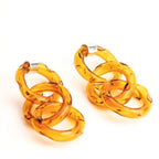 Triple Hoops Ámbar