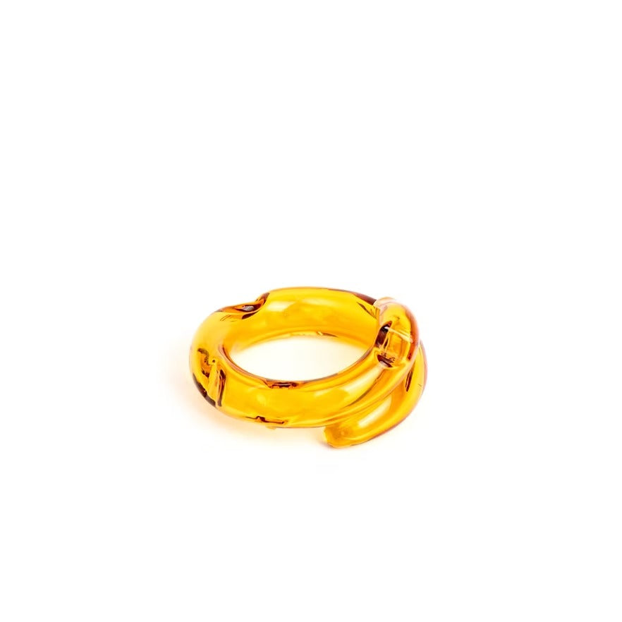 Anillo Remolino Ámbar