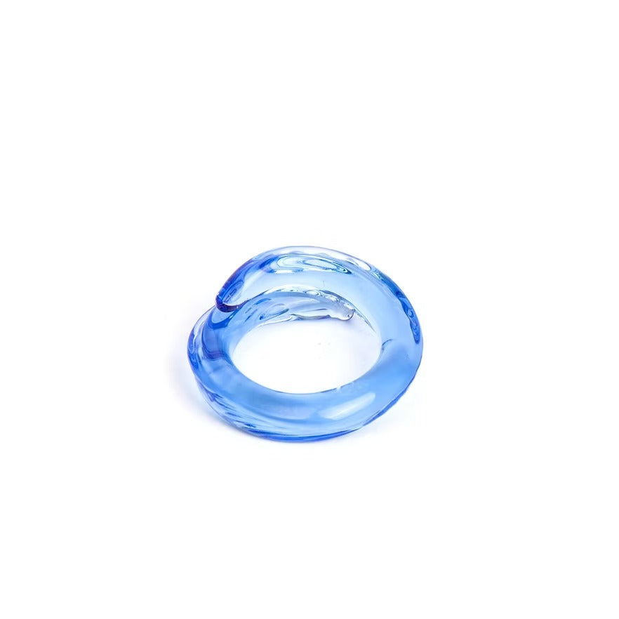 Anillo Remolino Azul